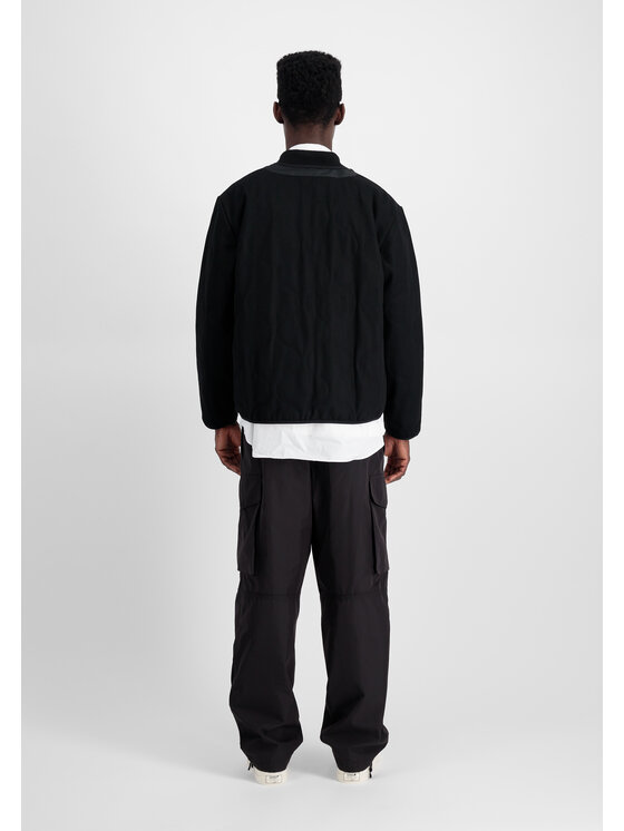Alpha Industries Alpha Industries Kurtka bomber Quilted Liner Wool Outdoor Jacket Czarny Regular Fit