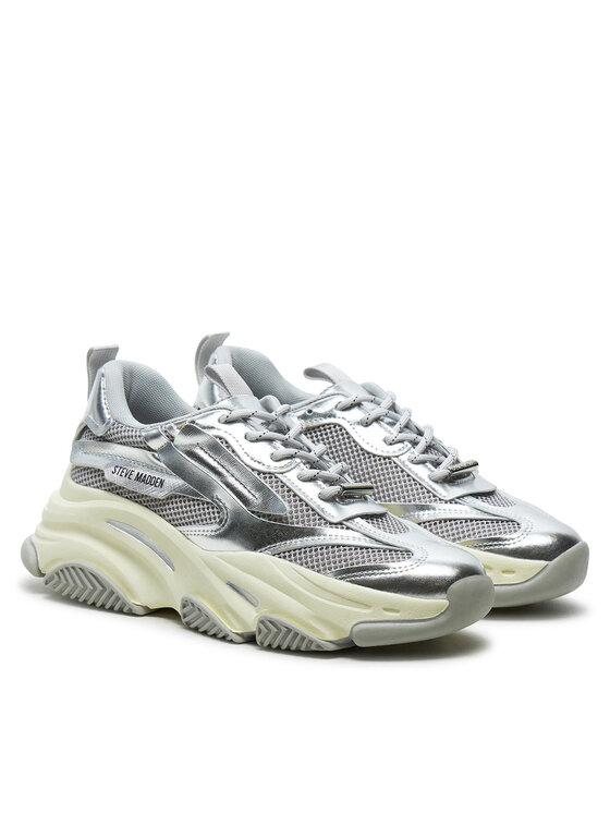 Steve Madden Steve Madden Sneakersy Possession-E SM19000033 Srebrny