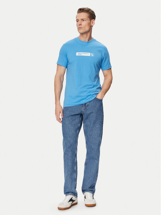 Karl Lagerfeld Jeans Karl Lagerfeld Jeans Jeans hlače B2M10107 Modra Straight Fit