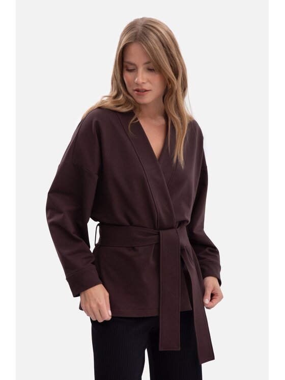 BeWear BeWear Narzutka b297 Brązowy Baggy Fit