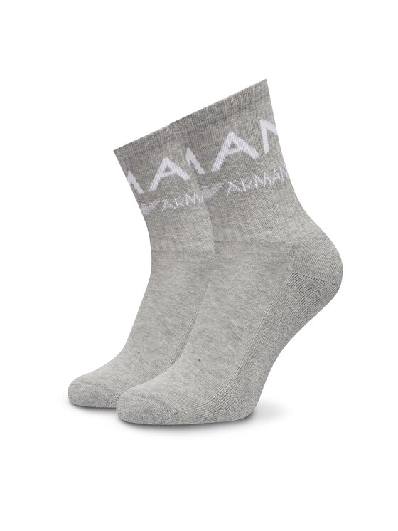 Emporio Armani Underwear Emporio Armani Underwear Комплект 2 чифта дълги чорапи дамски 292303 4F227 00948 Сив