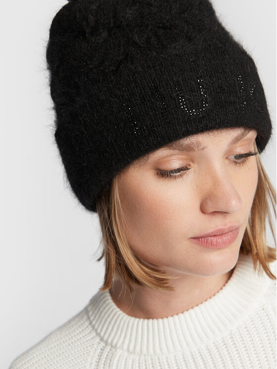 Berretto Logo Strass 2F2020 M0300 Nero