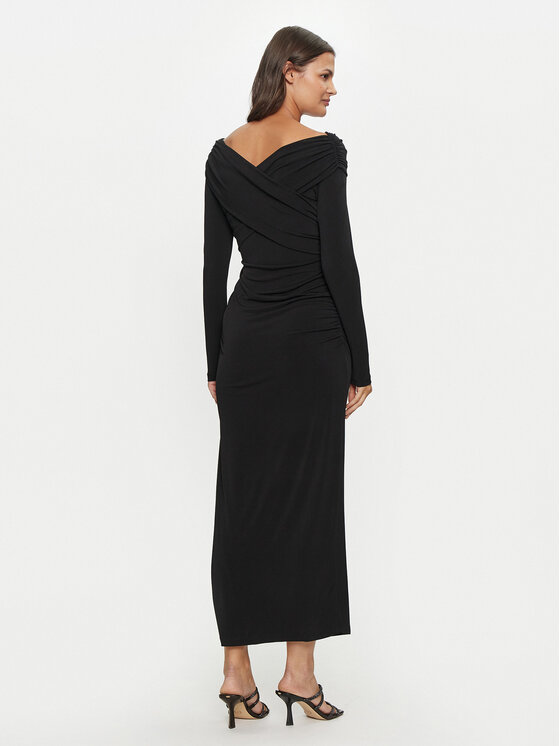 ViCOLO ViCOLO Rochie de seară TS0240 Negru Slim Fit