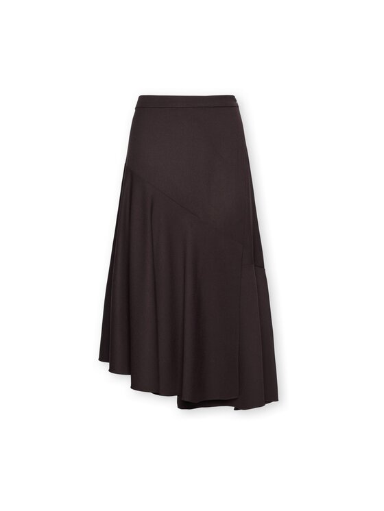 Elena Mirò Elena Mirò Gonna midi 1005P000102N032 Marrone Flared Fit