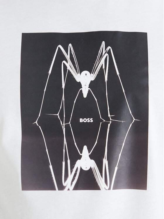 BOSS BOSS T-shirt Creature 50561861 Bijela Regular Fit