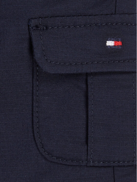 Tommy Hilfiger Tommy Hilfiger Šortky z materiálu KN0KN01840 Tmavomodrá Regular Fit