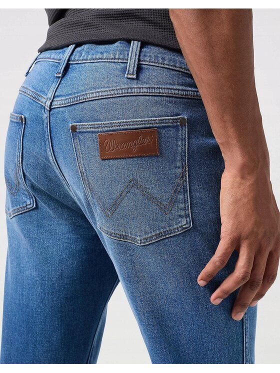 Wrangler Wrangler Jeansy Larston Niebieski Slim Fit
