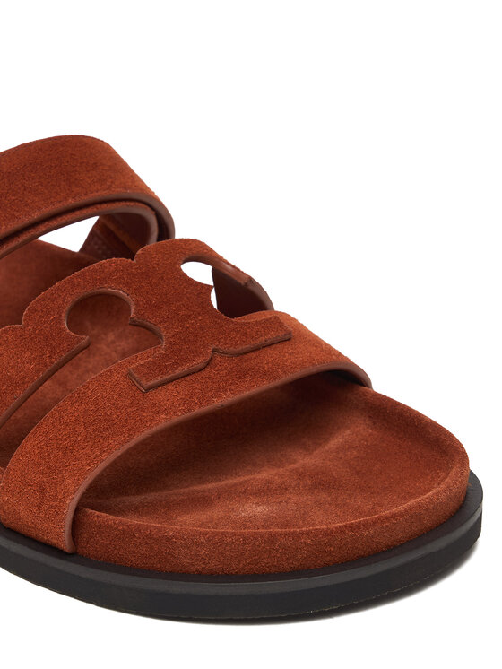 Tory Burch Tory Burch Plätud Ines Sport Slide 163481 Pruun