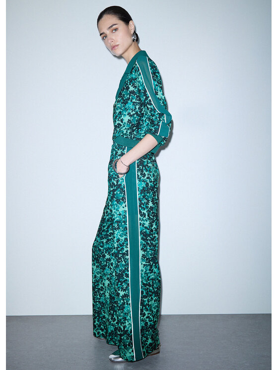 Liu Jo Liu Jo Pantaloni di tessuto TF6114TS202L9188 Verde Regular Fit