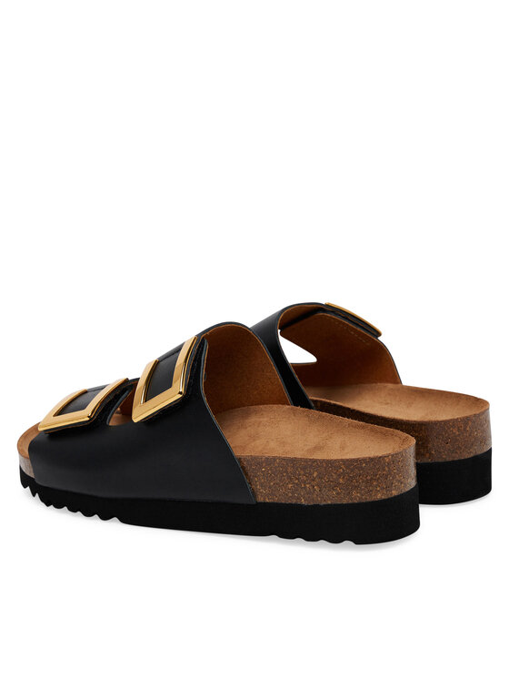 Scholl Scholl Plätud Mules Black Monterey 2 Straps Ad F305841004 1004 Must
