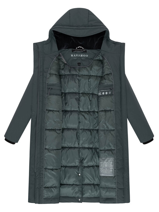 Navahoo Navahoo Kurtka zimowa Eismelodie Zielony Regular Fit