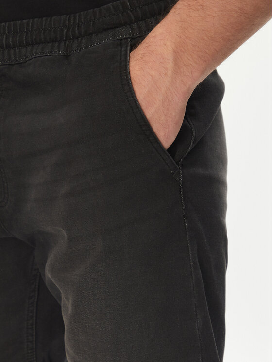 Jack&Jones Jack&Jones Džínové šortky Rick 12269594 Černá Regular Fit