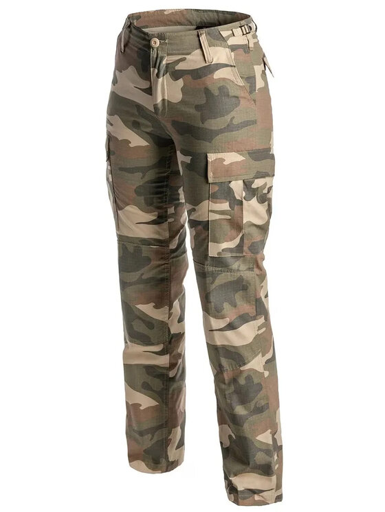 Brandit Brandit Spodnie materiałowe 11007.107 Khaki Cargo Fit