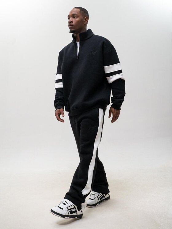 Jigga Wear Jigga Wear Dres Luźny Baggy Komplet 131117 Czarny Oversize