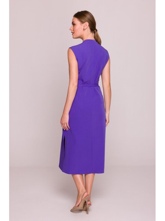 Stylove Stylove Sukienka codzienna S410 Fioletowy A-Line Fit