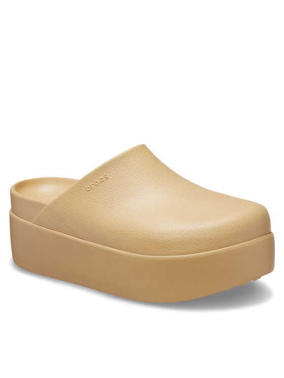 Crocs Crocs Klapki Dylan Platform Clog 209870 Brązowy