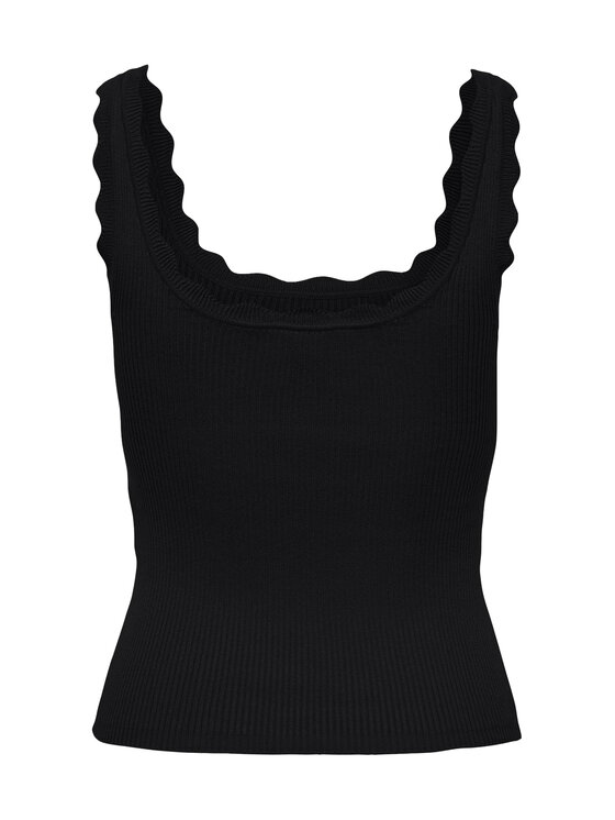 JDY JDY Топ Nanna 15290585 Чорний Slim Fit