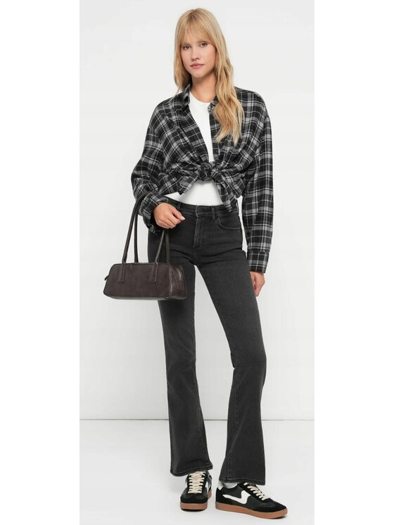 Wrangler Wrangler Jeansy Bootcut 625 Czarny Bootcut Fit