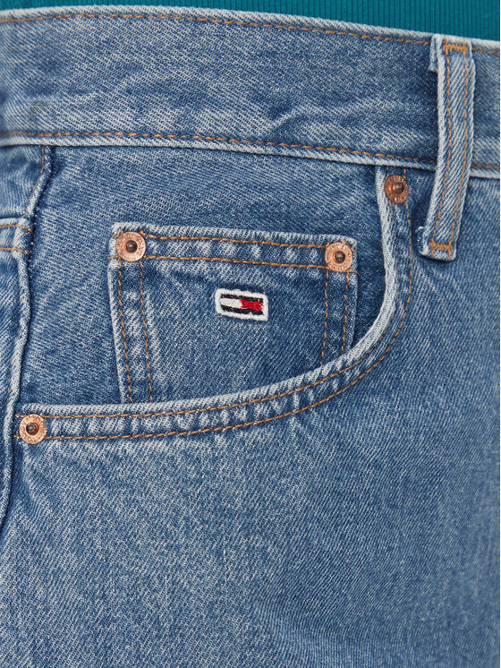 Tommy Jeans Tommy Jeans Pantaloni scurți de blugi DW0DW17646 Albastru Mom Fit