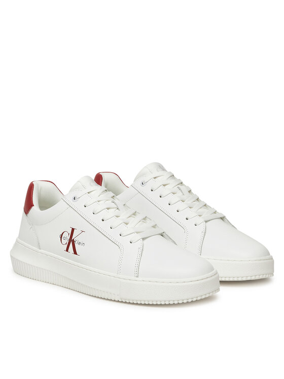 Calvin Klein Jeans Calvin Klein Jeans Sneakers Chunky Cupsole Monologo YM0YM01317 Alb