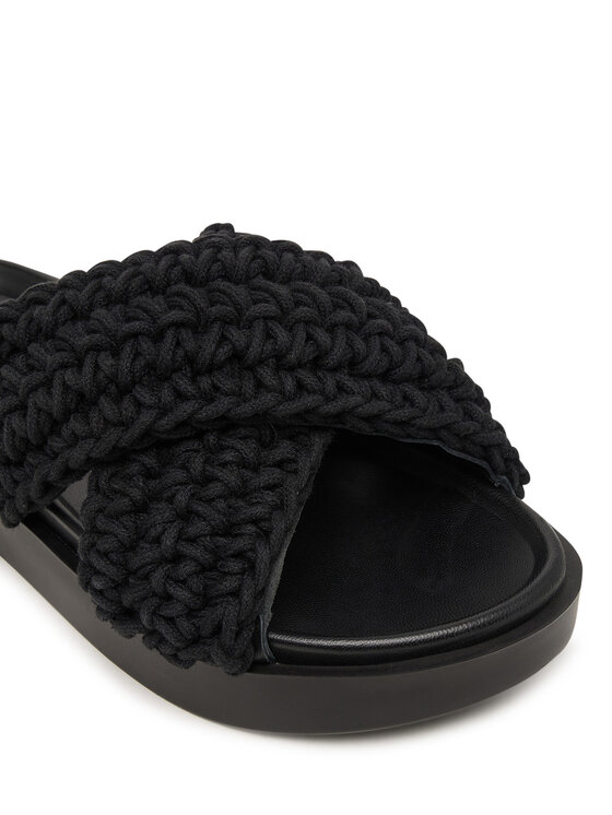 Inuikii Inuikii Шльопанці Woven 1004.003.0062 Чорний