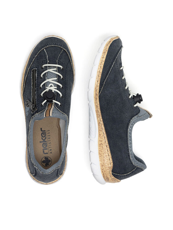 Rieker Rieker Sneakersy N4263-16 Granatowy