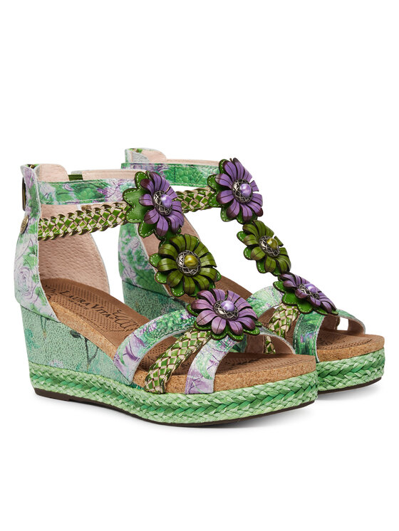 Laura Vita Laura Vita Босоніжки Facyo 72 Зелений