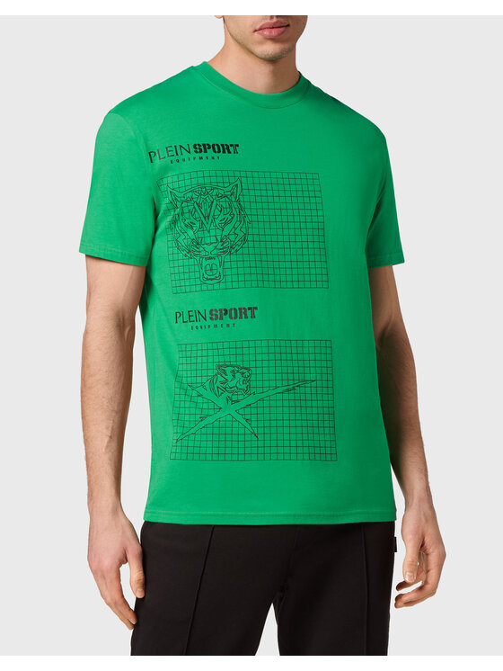 Plein Sport Plein Sport T-shirt 5021 Verde Regular Fit