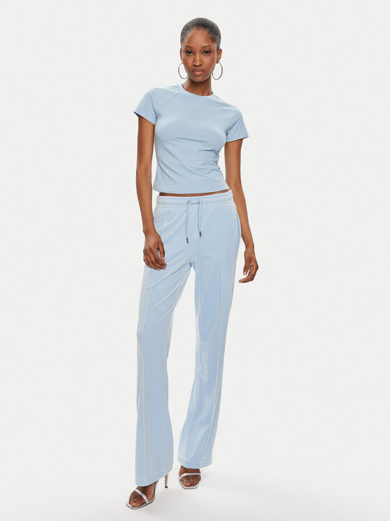 Juicy Couture Juicy Couture T-shirt JCMCT223257 Svijetloplava Slim Fit