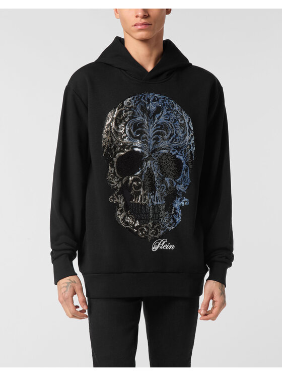 PHILIPP PLEIN PHILIPP PLEIN Bluza 26919 Czarny Regular Fit