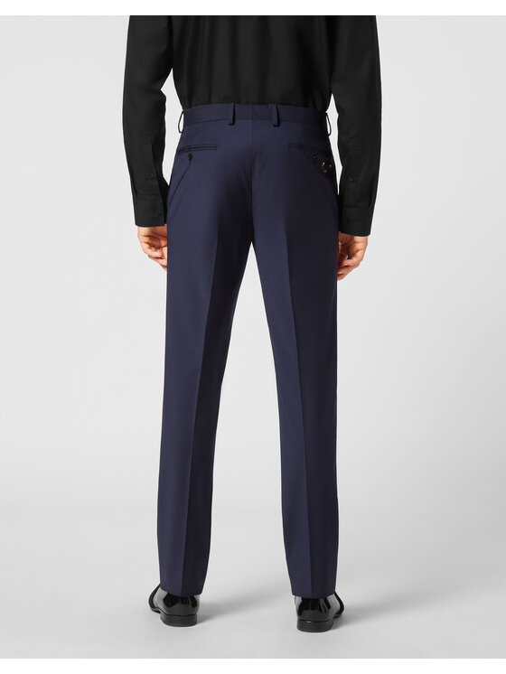 PHILIPP PLEIN PHILIPP PLEIN Pantaloni di tessuto 9385 Celeste Regular Fit