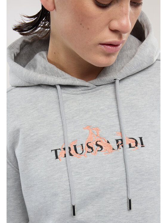 Trussardi Trussardi Felpa G8586500251N013 Grigio Regular Fit