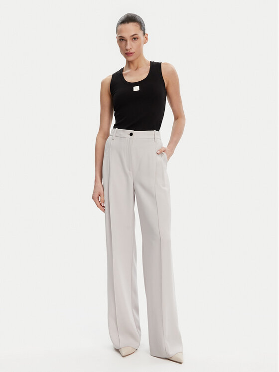 Fracomina Fracomina Τοπ FP25ST2001J40101 Μαύρο Slim Fit