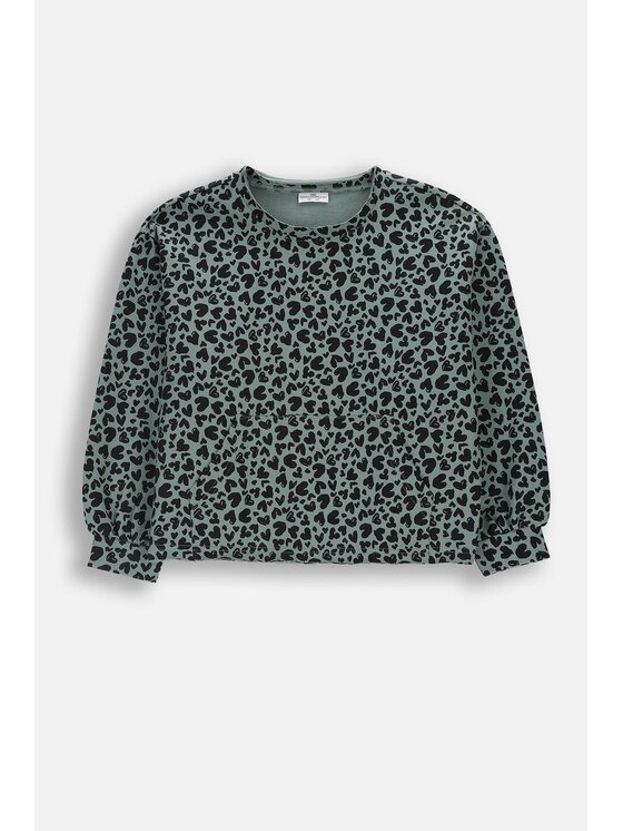 Coccodrillo Coccodrillo Bluza WC6132102RGJ-011 Zielony Regular Fit