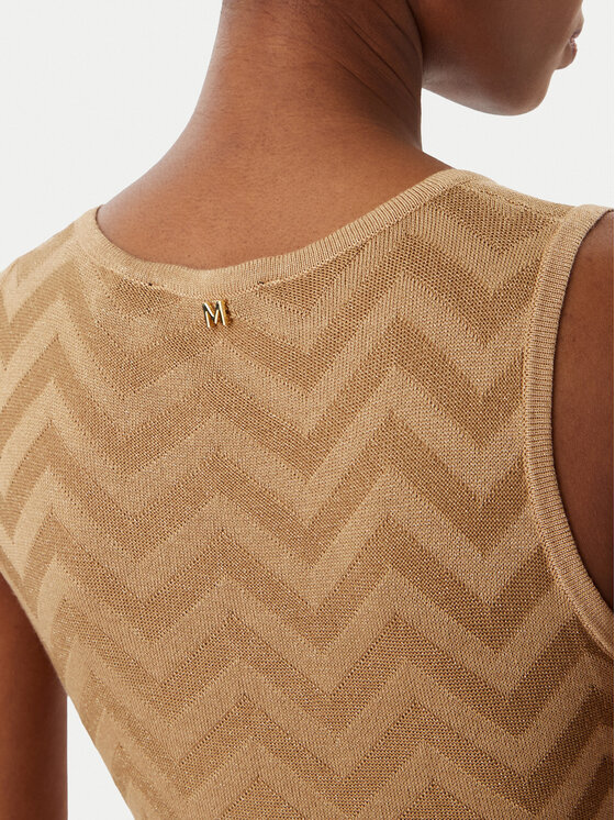 LOLA CASADEMUNT LOLA CASADEMUNT Strickkleid MS2616040 Beige Slim Fit