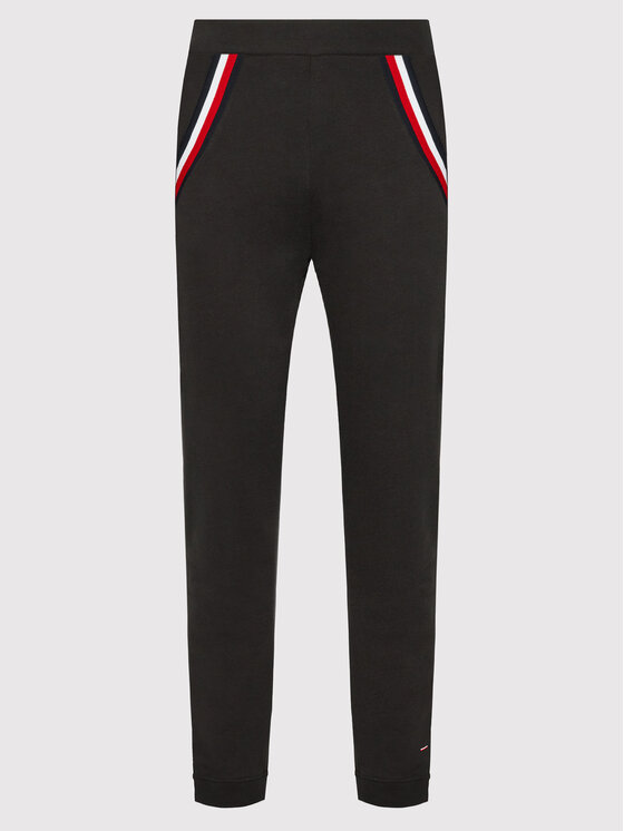 Tommy Hilfiger Tommy Hilfiger Spodnie dresowe Track UM0UM02352 Czarny Regular Fit