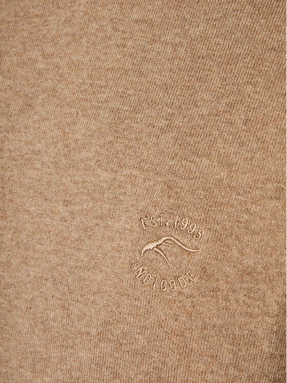INDICODE INDICODE Rollkragenpullover Van Paul 35-699 Beige Regular Fit