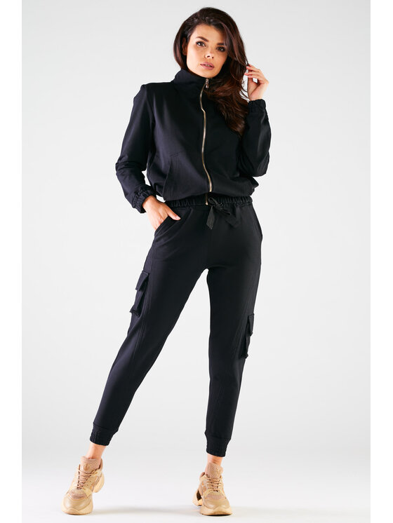 Infinite You Infinite You Bluza M246 Czarny Basic Fit
