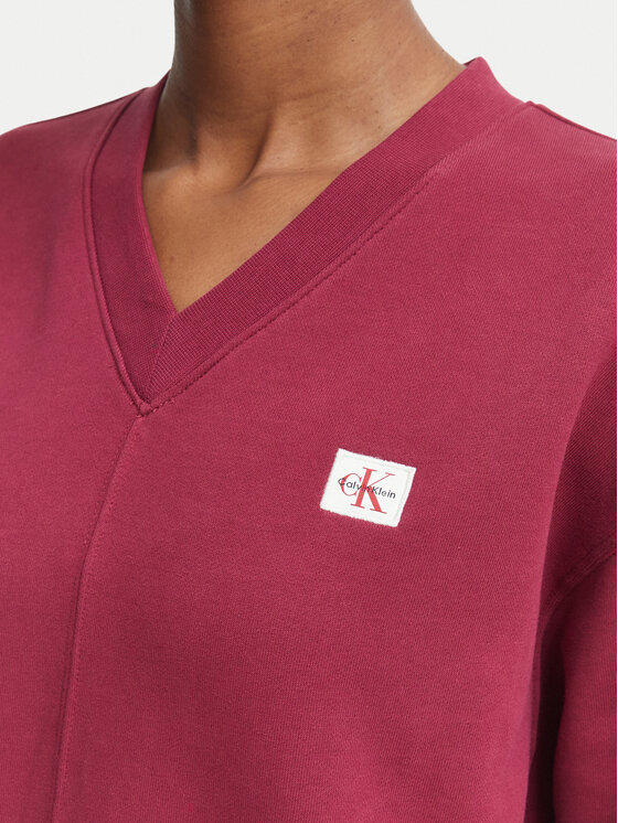 Calvin Klein Jeans Calvin Klein Jeans Суитшърт LV047E237G Тъмночервен Regular Fit