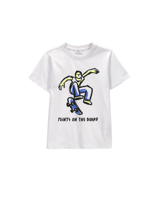 Coccodrillo Coccodrillo T-Shirt ZC6143213VBA-001 Biały Regular Fit