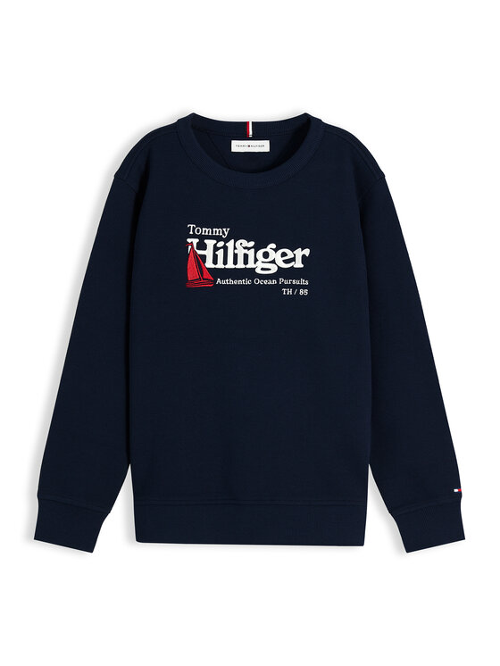 Tommy Hilfiger Tommy Hilfiger Felpa Embroidery Graphic KB0KB10506 M Blu scuro Regular Fit