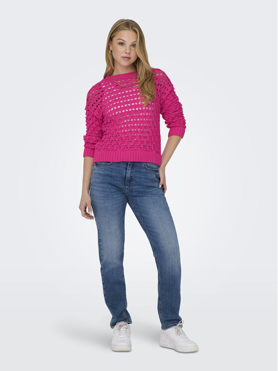 ONLY ONLY Kampsun Linda 15311772 Roosa Regular Fit