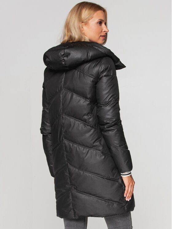 Perso Perso Kurtka damska BLH211033FX Czarny Regular Fit