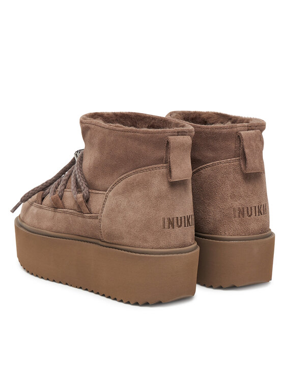 Inuikii Inuikii Śniegowce Classic Low Platform 75204-004 Brązowy