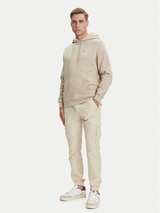 Tommy Jeans Tommy Jeans Džemperis ar kapuci DM0DM20742 Bēšs Regular Fit