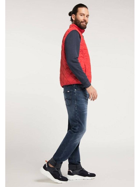 Mustang Mustang Gilet DENNIS SC LIGHT Rosso Regular Fit