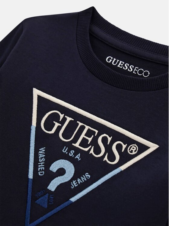 Guess Kids Guess Kids T-Shirt 185389 Modrá Classic Fit