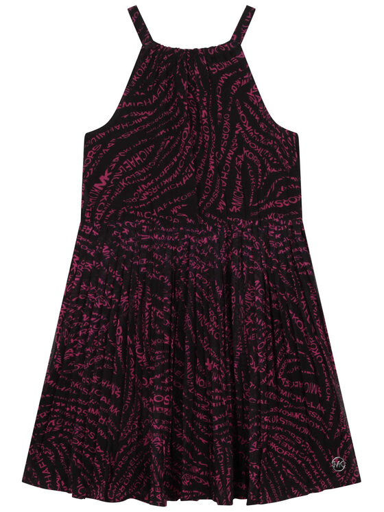 MICHAEL KORS KIDS MICHAEL KORS KIDS Sukienka elegancka R12152 S Czarny Regular Fit