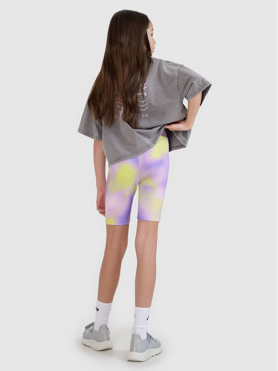 4F 4F Kolarki SWELLS OF THE OCEAN Fioletowy jasny Slim Fit