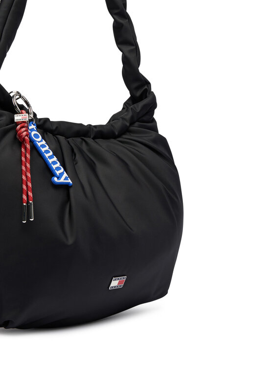 Tommy Jeans Tommy Jeans Τσάντα Tjw Icon Charms Hobo AW0AW18783 Μαύρο